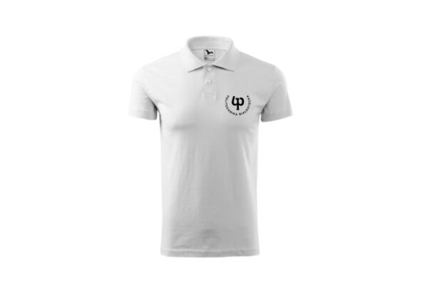 koszulka polo  logo PB [biała]