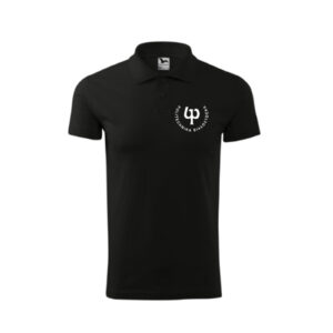 koszulka polo logo PB [czarna]