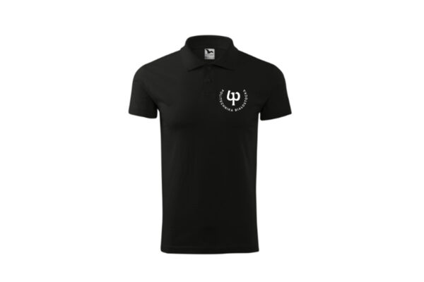 koszulka polo logo PB [czarna]